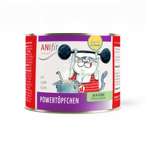 Power Potje – Energierijke Vlees-Mix voor Actieve Katten